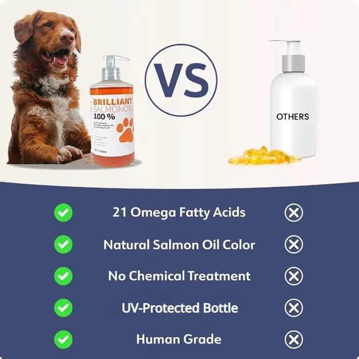Huile de poisson saumon 200 ml pour animaux de compagnie
