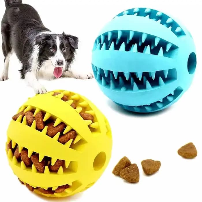 Balle à mâcher en silicone pour petits chiens
