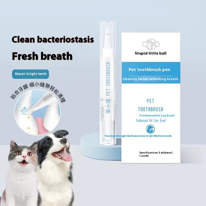 Brosse à dents pour animaux de compagnie