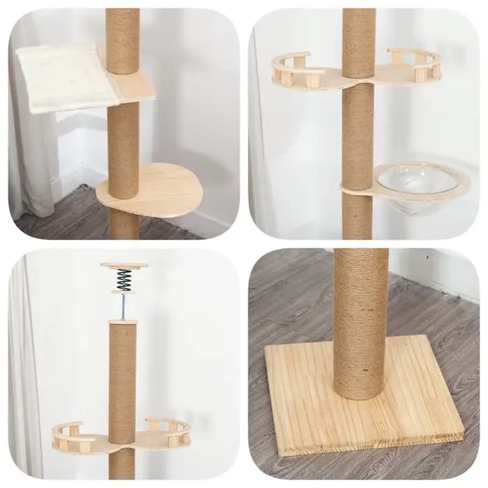 Cadre d'escalade réglable pour chat