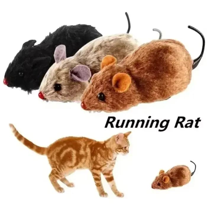 Souris en peluche pour chats et chiens