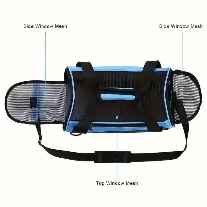 Sacs de Transport portables pour chiens et chats, sacs de Transport en maille respirants pour petits chiens, sac à main pliable pour chats, sac de voyage pour animaux de compagnie, sac de Transport