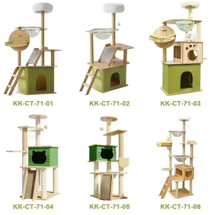 Arbre à chat de luxe de haute qualité