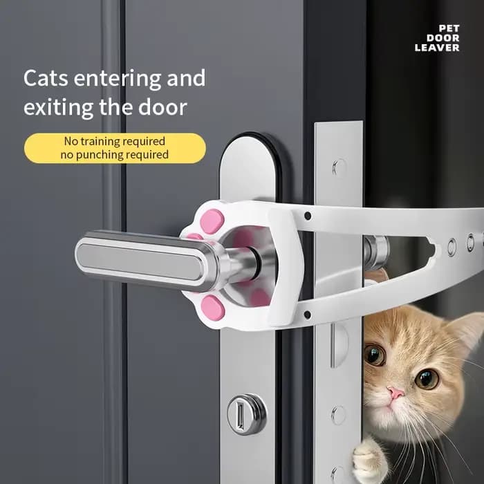Support de porte pour chat