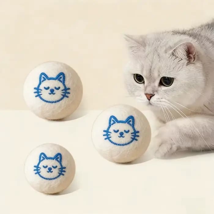  Jouet pour chaton en laine