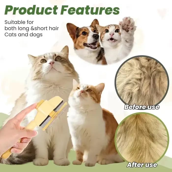Brosse épilatoire pour chat et chien