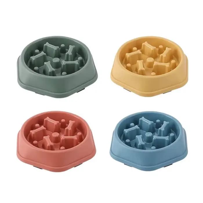 Bols d'alimentation lente pour chats et chiens