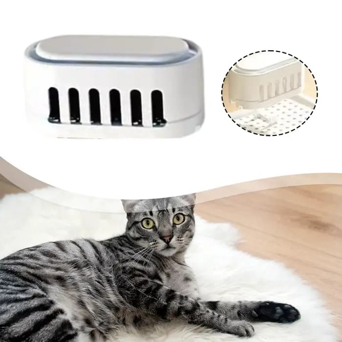 Désodorisant intelligent pour litière de chat