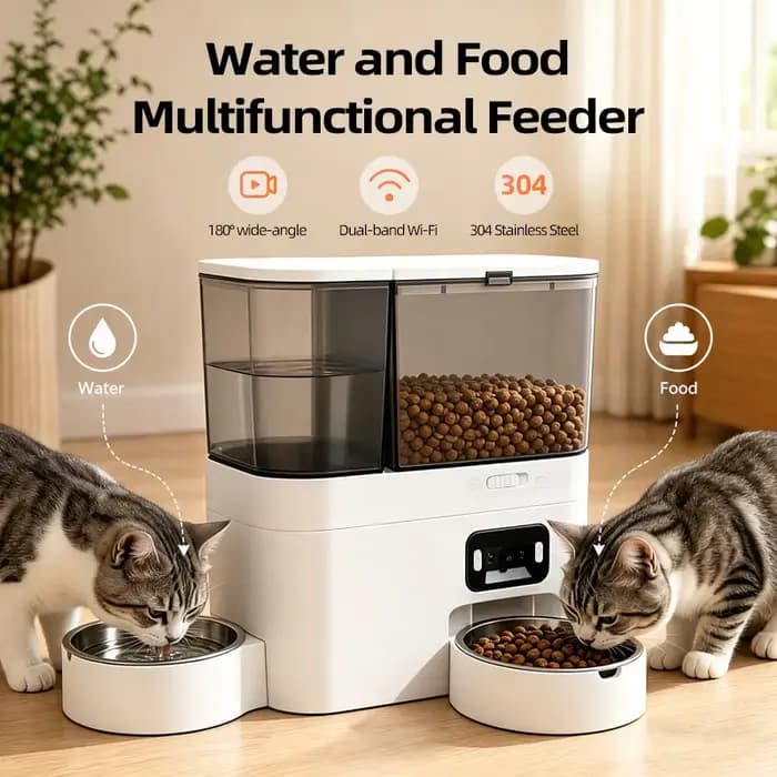 Distributeur automatique intelligent pour chats