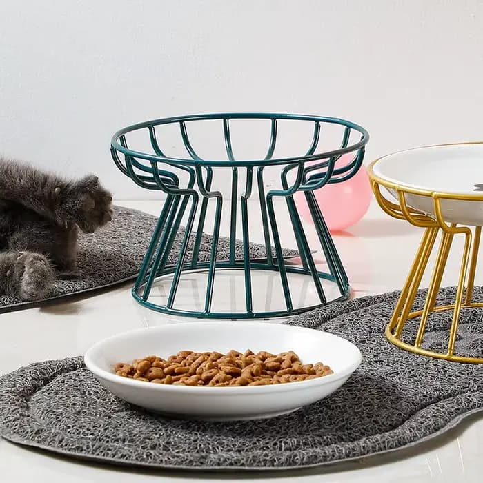 Bol surélevé en céramique pour animaux de compagnie
