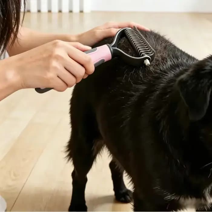 (1PC) Peigne de toilettage pour animaux de compagnie - Choisissez 11 ou 17 dents - Brosse démêlante pour chats et chiens