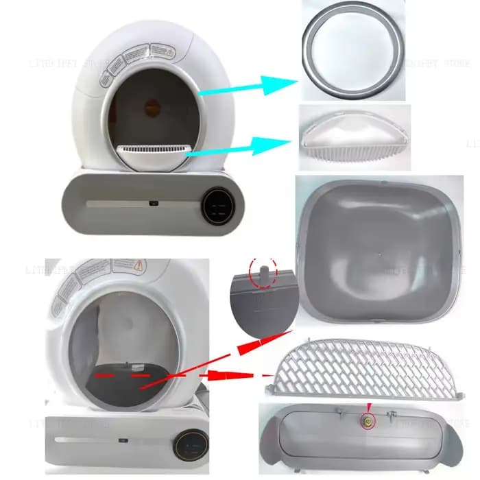 Boîte à litière automatique pour chat