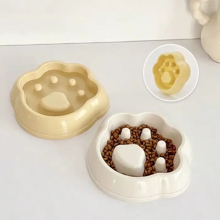Gamelle anti-étouffement pour animaux de compagnie – Bol d'alimentation lente pour chiens et chats – Assiette