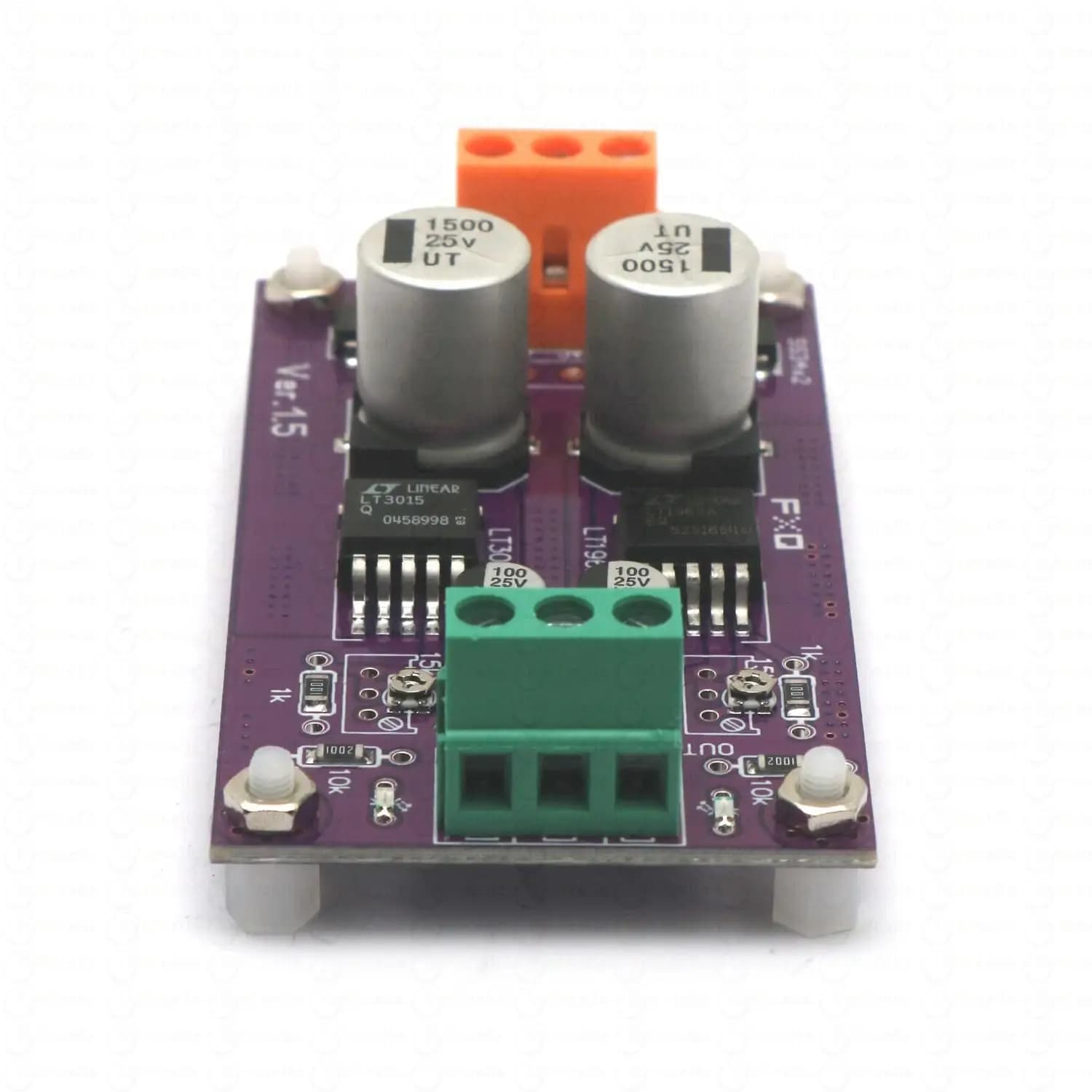 Alimentation à faible bruit à double sortie LT1963A LT3015 1.5A ±5V±12V±15V±18V Régulateur LDO réglable pour DAC audio Hi-Fi / RF préamplificateur