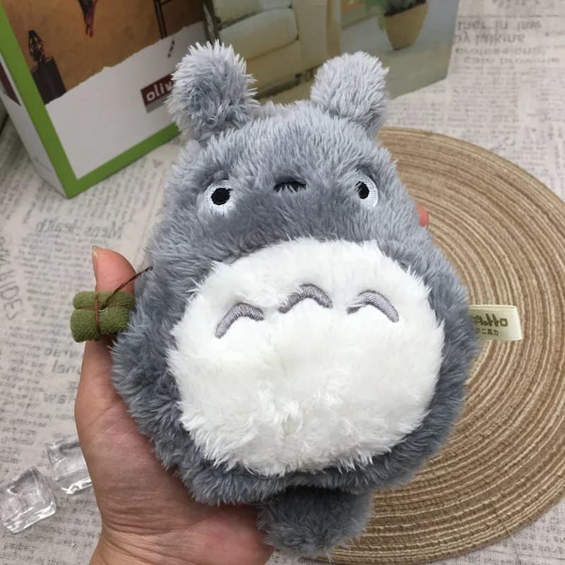 Porte-monnaie en peluche Mon voisin Totoro, mini pochette de rangement multifonctionnelle, joli sac, ornement suspendu, porte-clés portable, cadeau