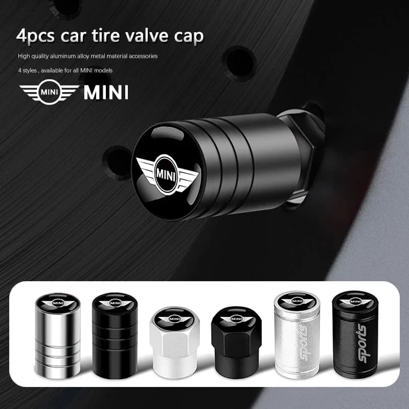 Couvercle de bouchon de Valve de roue de pneu de voiture, accessoires automobiles pour MINI Cooper R56 F56 R50 JCW Cabrio Aceman Countryman Clubman fonctionne Roadster