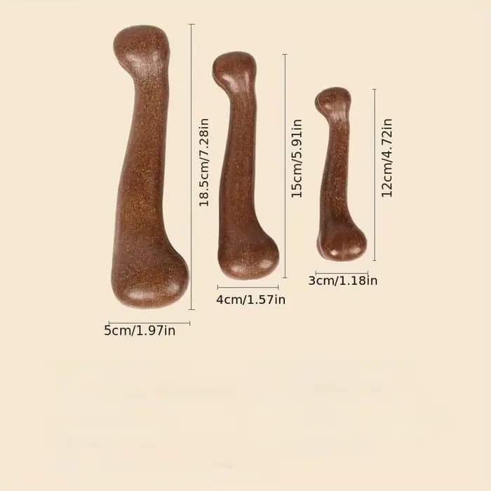 Jouet à mâcher durable aromatisé au bœuf pour chien, jouet interactif en forme d'os pour chien, joue