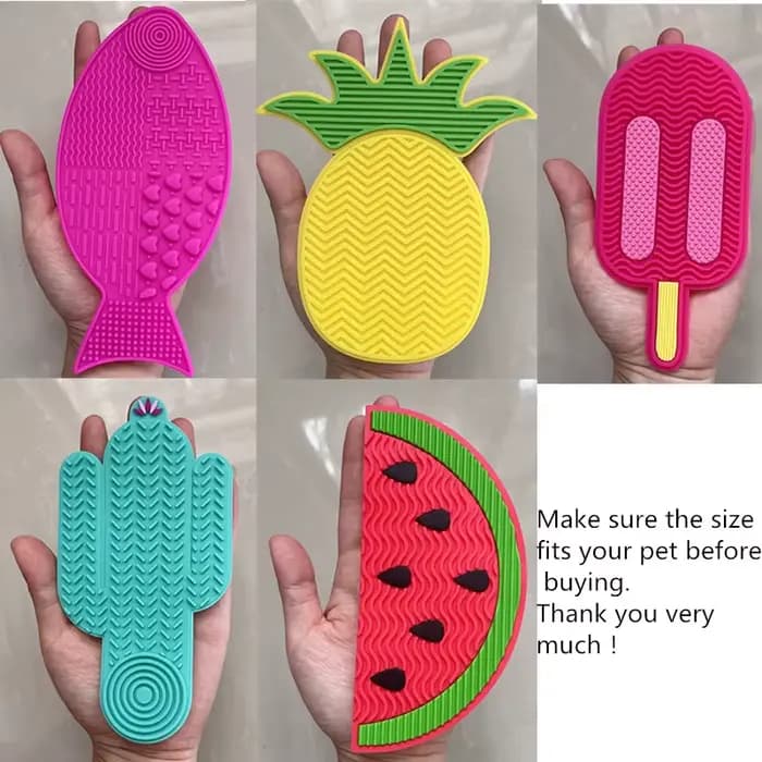 Bols en silicone avec ventouse pour aliments lents pour chats, produits à lécher pour animaux de com