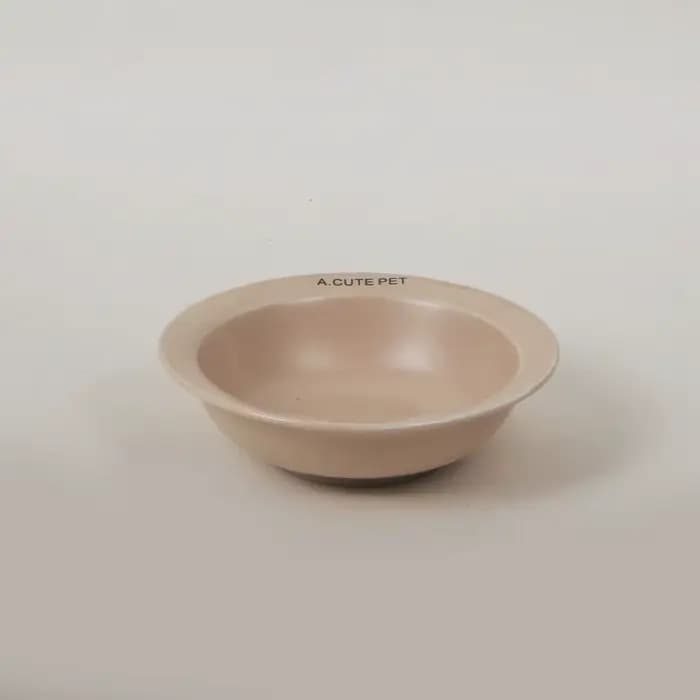 Gamelle surélevée en céramique pour chat, grand diamètre, couleur unie, support inclinable en acryli