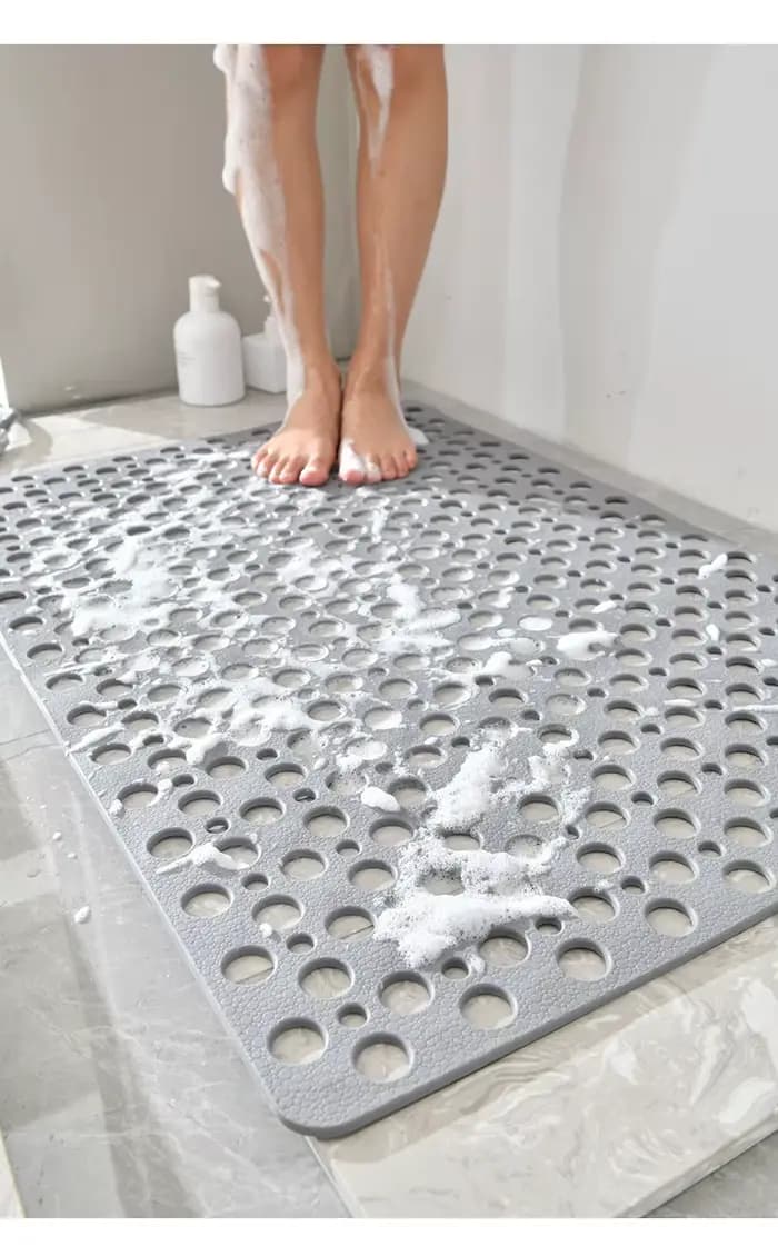 Polymères de bain coordonnants avec trous de drainage, facile à nettoyer, standardisation d'aspirati
