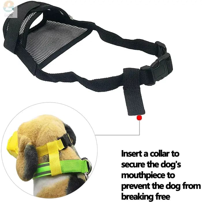 Muselière pour chien Anti-morsure, aboiement, maille à mâcher, couverture buccale douce pour petits,