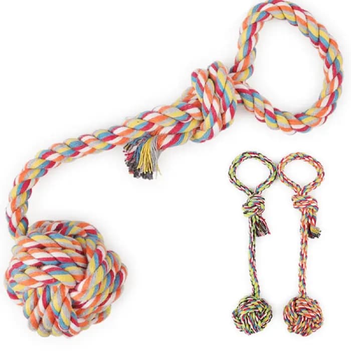 Jouet à mâcher en corde à nœud pour animaux de compagnie, 1 pièce, jouet Durable pour chiens et chat
