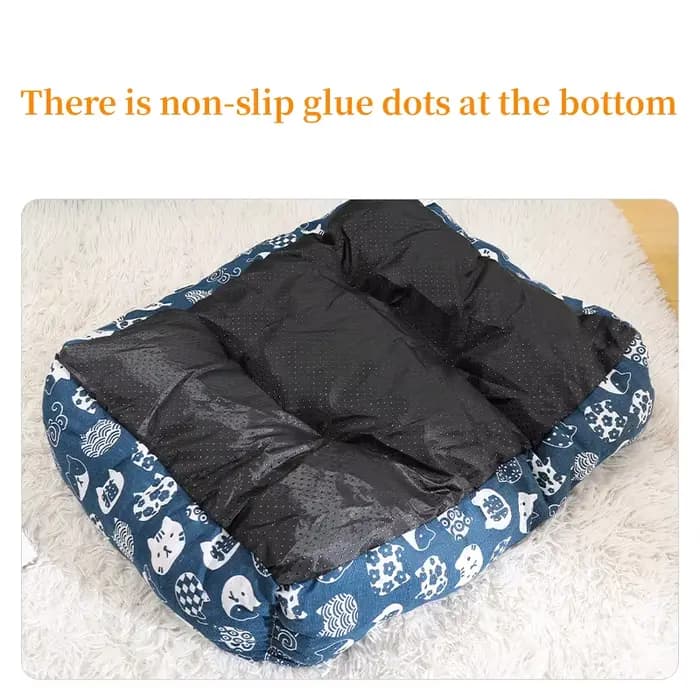 Nid d'hiver pour animaux de compagnie, lits épais pour chats, tapis pour animaux de compagnie, lit p