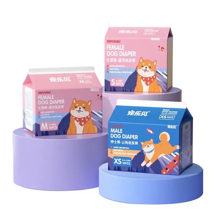 Couches pour chien super absorbantes pour animaux de compagnie, pantalons physiologiques féminins, c