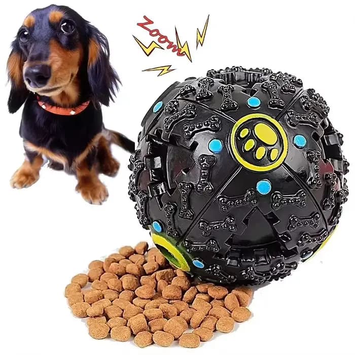 Jouets pour animaux de compagnie, pour petits et grands chiens, boule sonore amusante, distributeur