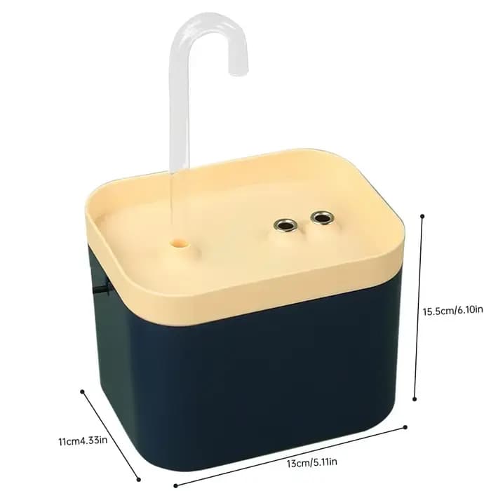 Filtre de fontaine d'eau Ultra silencieux pour chat, 1,5 l, distributeur d'eau automatique intellige