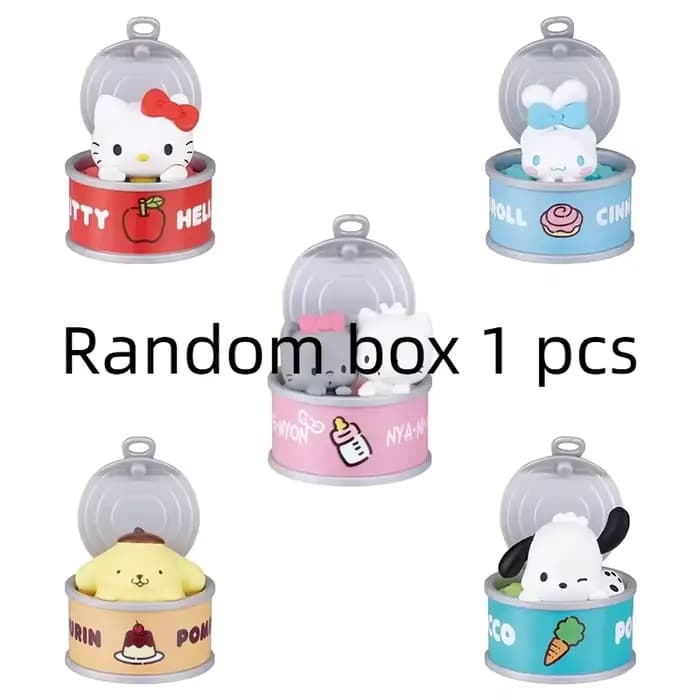 Nouveau produit en stock : Boîte surprise de nourriture en conserve pour chat Kt, design mignon de p