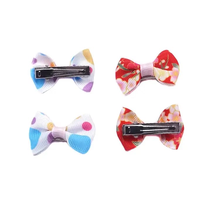 Pinces à cheveux faciles à appliquer pour chiens, 10 pièces, différents Styles, nœuds de cheveux en