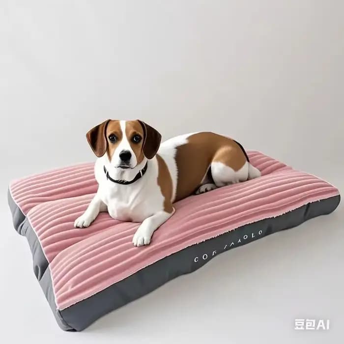 Grand tapis en velours côtelé pour chiens de taille moyenne et grande, lit de couchage surdimensionn