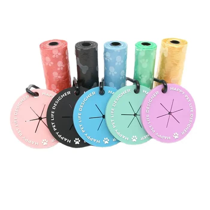Distributeur de Sacs à Crottes pour Chien, Produits à réinitialisation Mains Libres, Support de Sac