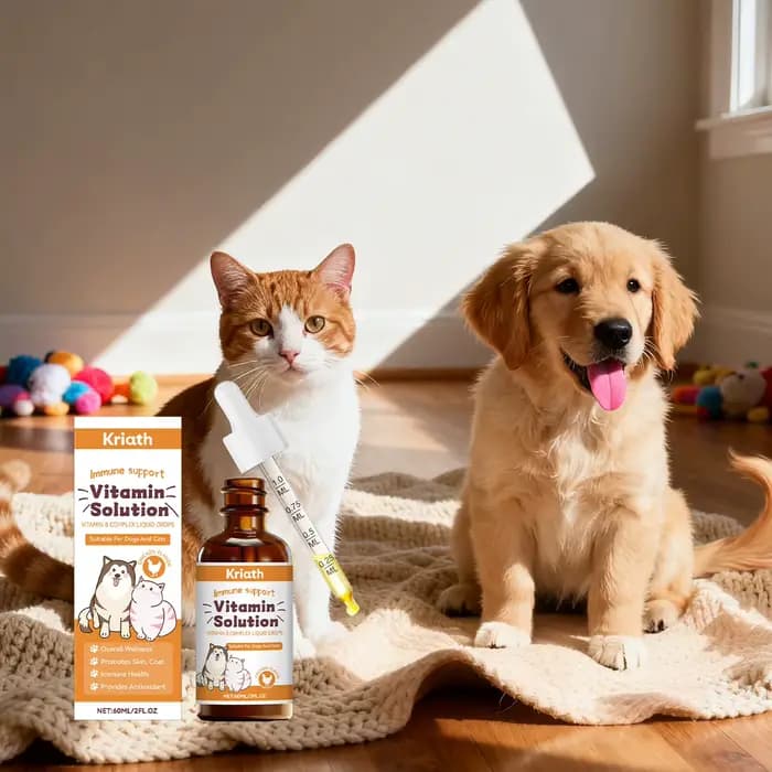 Complexe de vitamines B pour chiens et chats, 60ml, soutien immunitaire, soins du corps pour animaux
