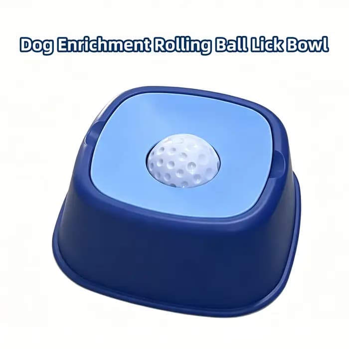 Gamelle à bille roulante anti-gonflement et antidérapante pour chiens et chats de petite et moyenne