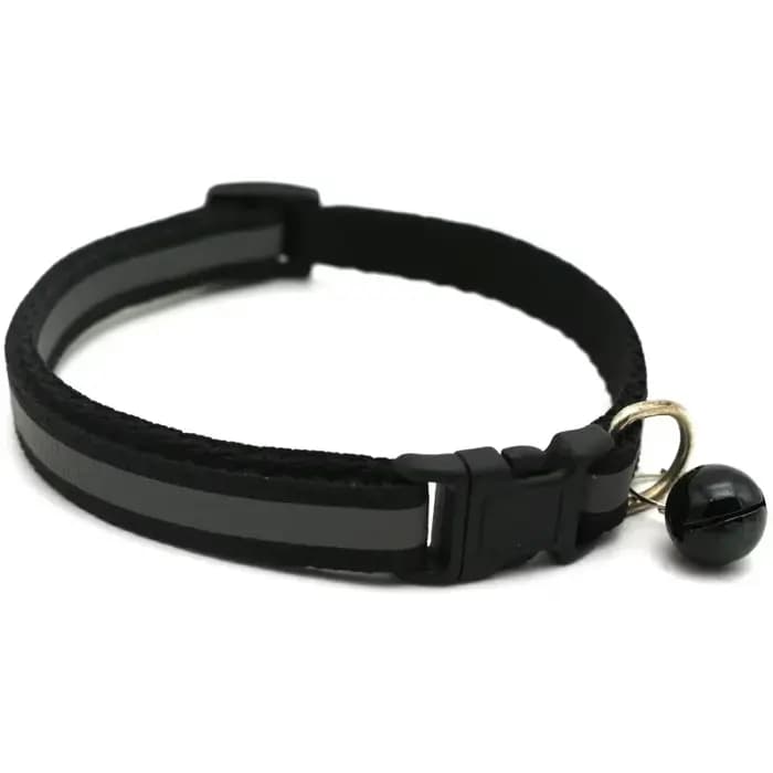 Collier de sécurité réglable pour chat, anneau de cou, cloche, nylon, produits pour animaux de compa