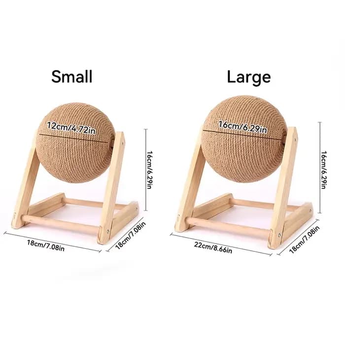 Boule à gratter pour chat, jouet pour chaton, corde en Sisal, planche à balles, pattes de meulage, j