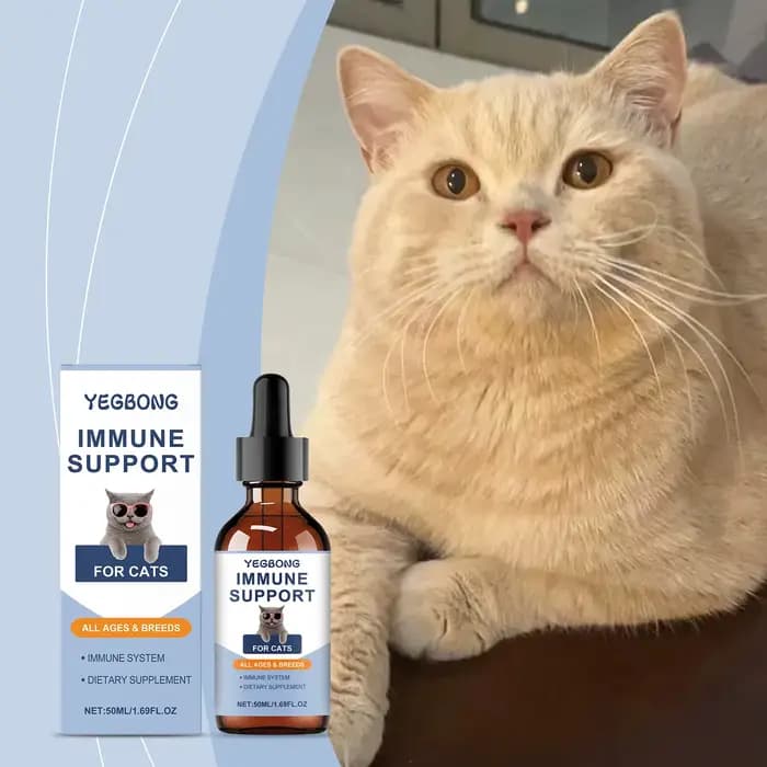 Yegbong 50 ml supplément vitaminique pour chat soins quotidiens pour aider à la nutrition, favoriser