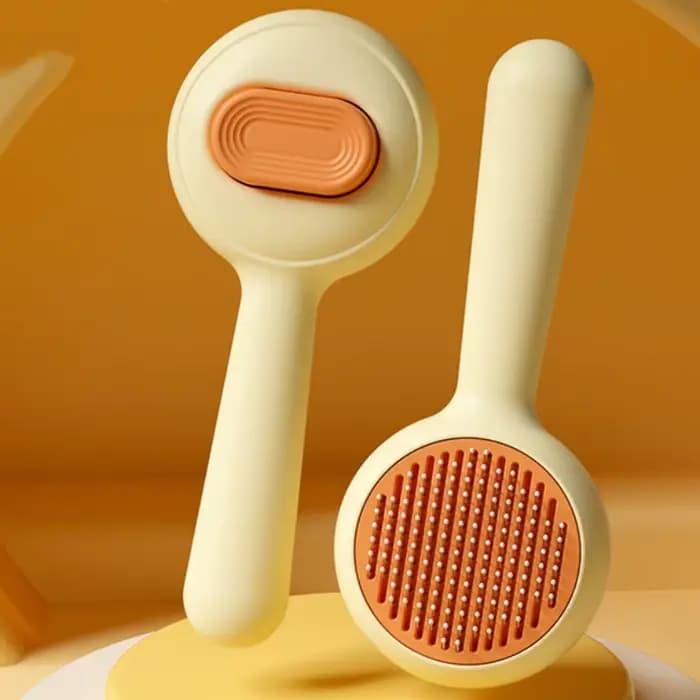 Brosse autonettoyante pour chat, épilateur pour animaux de compagnie, peignes en un clic pour chats,