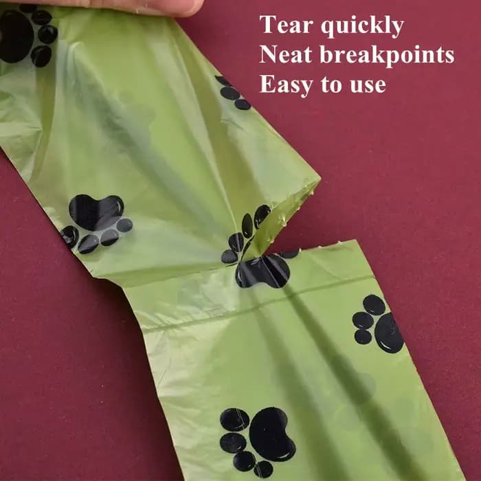 1/42 rouleau sac poubelle biodégradable pour animaux de compagnie sacs de merde de chien en vrac sac