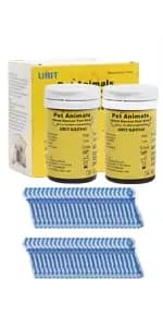 Kit de surveillance de la glycémie pour animaux de compagnie, pour chats diabétiques, chiens, soluti
