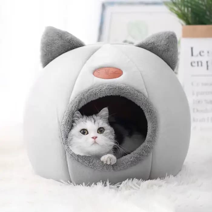 Nouveau confort de sommeil profond en hiver lit de chat tapis de glace panier petit chien maison pro