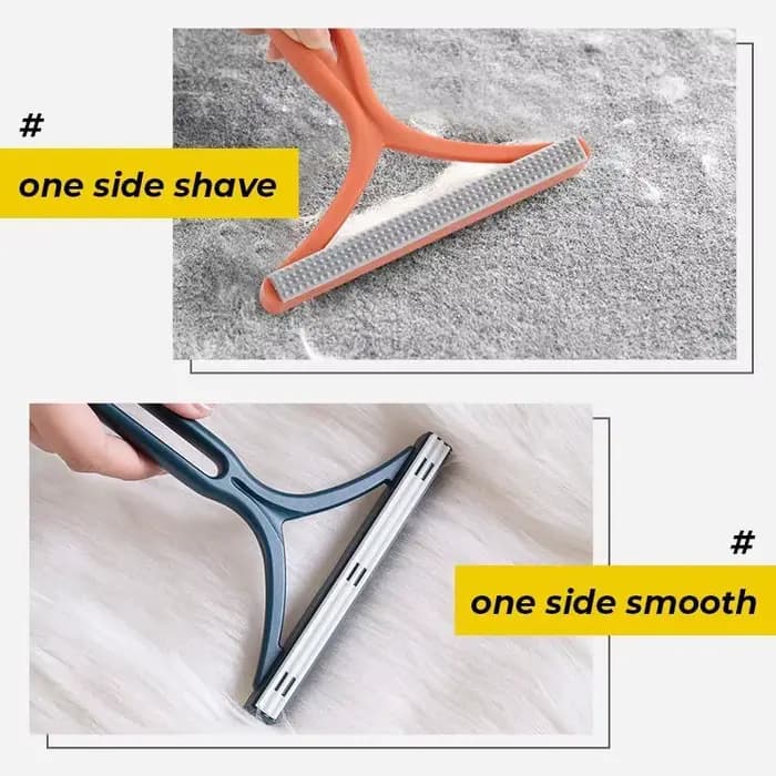 Dissolvant de peluches Double face 2 en 1 pour animaux de compagnie, outil de nettoyage, rasoir, net