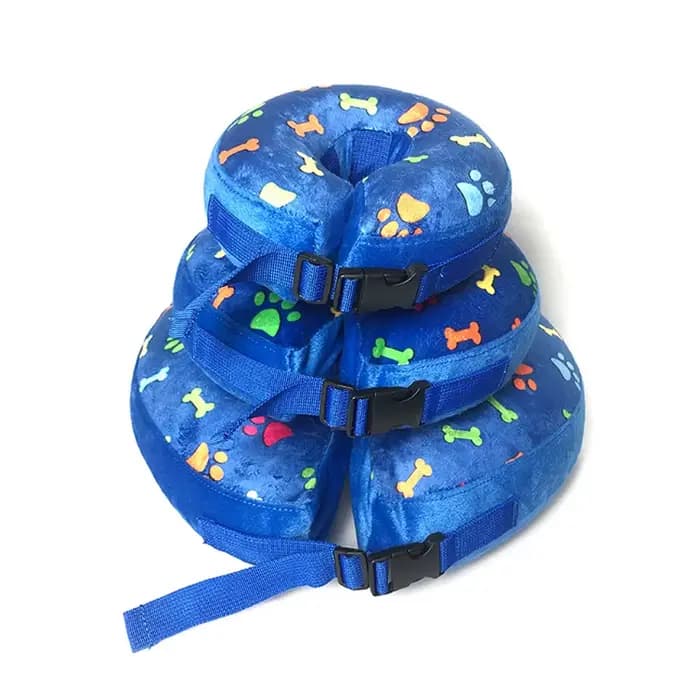 Collier de chien gonflable doux Elizabeth Cone Alternative, beignet de récupération post-chirurgical