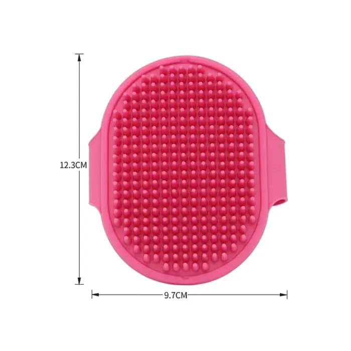 Brosse de bain en caoutchouc souple pour chien et chat, gant en caoutchouc, brosse de Massage pour t