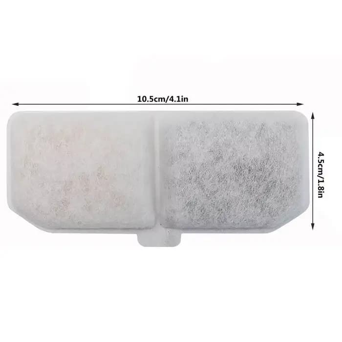Filtre de fontaine d'eau pour chat, paquet de 10, filtre de fontaine de remplacement au charbon acti