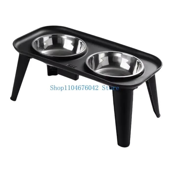 Bol pour chien 5asd, soulagement du cou, conception surélevée, plats en acier inoxydable, bols pour