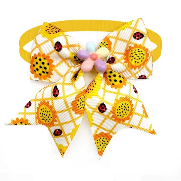 Nministériels ds papillon pour petit chien, 50 pièces, accessoires de toilettage pour animaux de com