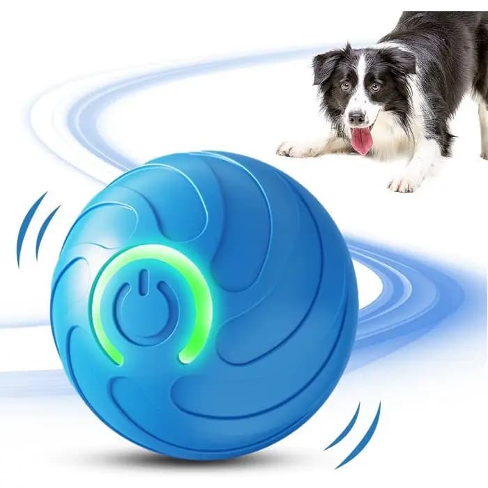 Balle de jouet pour animaux de compagnie avec corde de queue, jouet de balle de chasse automatique i